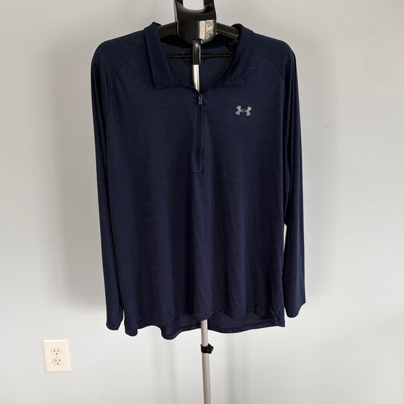 Under Armour Other - Under Armour Men's Navy Long-Sleeve 1/4 Zip Performance